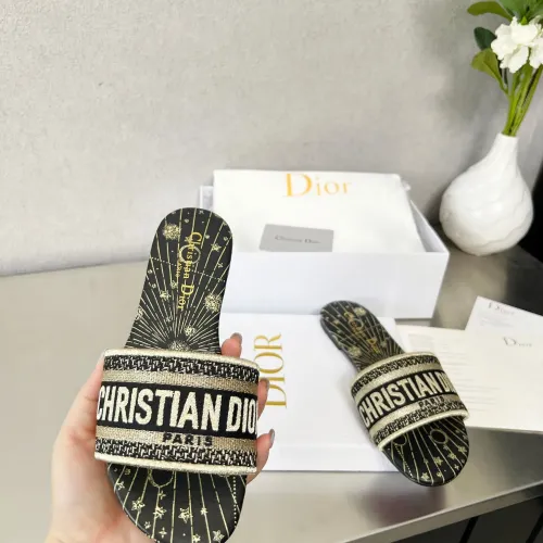 Cheap Christian Dior Slippers For Women #1422761 Replica Wholesale [$76.00 USD] [ITEM#1422761] on Replica Christian Dior Slippers