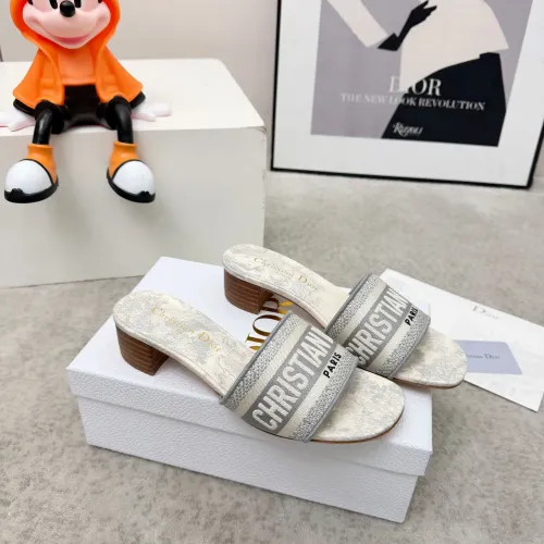 Cheap Christian Dior Slippers For Women #1422767 Replica Wholesale [$80.00 USD] [ITEM#1422767] on Replica Christian Dior Slippers