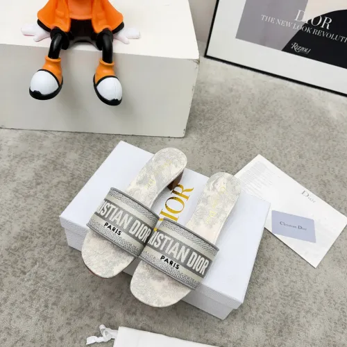Cheap Christian Dior Slippers For Women #1422767 Replica Wholesale [$80.00 USD] [ITEM#1422767] on Replica Christian Dior Slippers