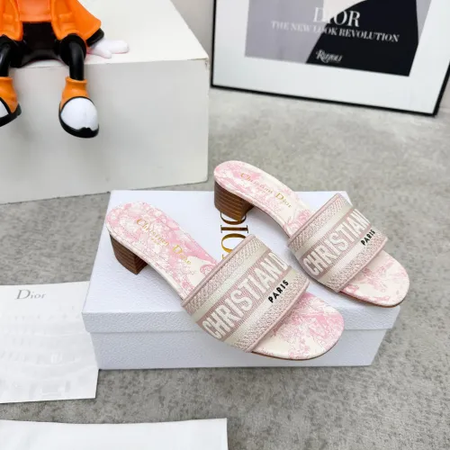 Cheap Christian Dior Slippers For Women #1422768 Replica Wholesale [$80.00 USD] [ITEM#1422768] on Replica Christian Dior Slippers
