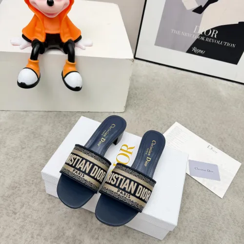 Cheap Christian Dior Slippers For Women #1422771 Replica Wholesale [$80.00 USD] [ITEM#1422771] on Replica Christian Dior Slippers