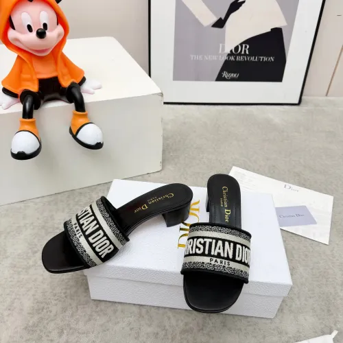 Cheap Christian Dior Slippers For Women #1422773 Replica Wholesale [$80.00 USD] [ITEM#1422773] on Replica Christian Dior Slippers