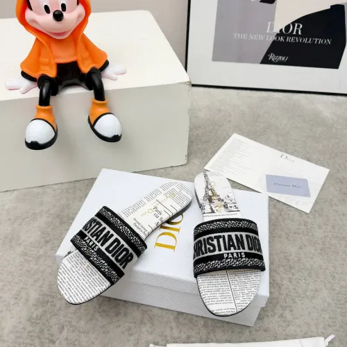 Cheap Christian Dior Slippers For Women #1422781 Replica Wholesale [$76.00 USD] [ITEM#1422781] on Replica Christian Dior Slippers