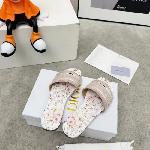 Cheap Christian Dior Slippers For Women #1422785 Replica Wholesale [$76.00 USD] [ITEM#1422785] on Replica Christian Dior Slippers