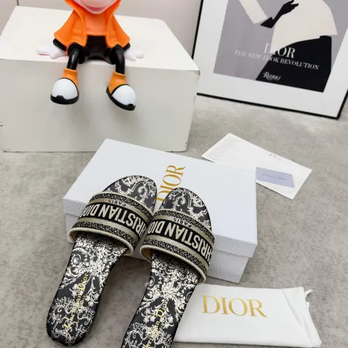 Cheap Christian Dior Slippers For Women #1422788 Replica Wholesale [$76.00 USD] [ITEM#1422788] on Replica Christian Dior Slippers