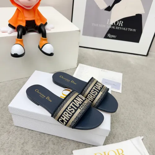 Cheap Christian Dior Slippers For Women #1422791 Replica Wholesale [$76.00 USD] [ITEM#1422791] on Replica Christian Dior Slippers