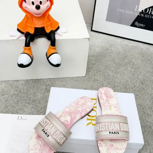 Cheap Christian Dior Slippers For Women #1422800 Replica Wholesale [$76.00 USD] [ITEM#1422800] on Replica Christian Dior Slippers