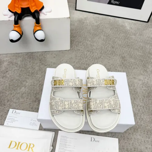 Cheap Christian Dior Slippers For Women #1422821 Replica Wholesale [$92.00 USD] [ITEM#1422821] on Replica Christian Dior Slippers