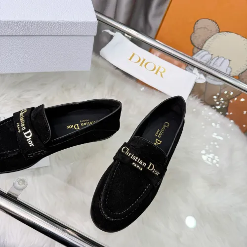 Cheap Christian Dior Leather Shoes For Women #1422845 Replica Wholesale [$105.00 USD] [ITEM#1422845] on Replica Christian Dior Leather Shoes