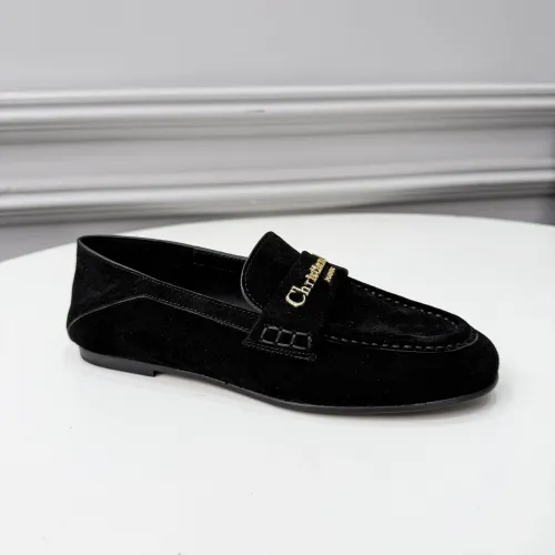 Cheap Christian Dior Leather Shoes For Women #1422845 Replica Wholesale [$105.00 USD] [ITEM#1422845] on Replica Christian Dior Leather Shoes