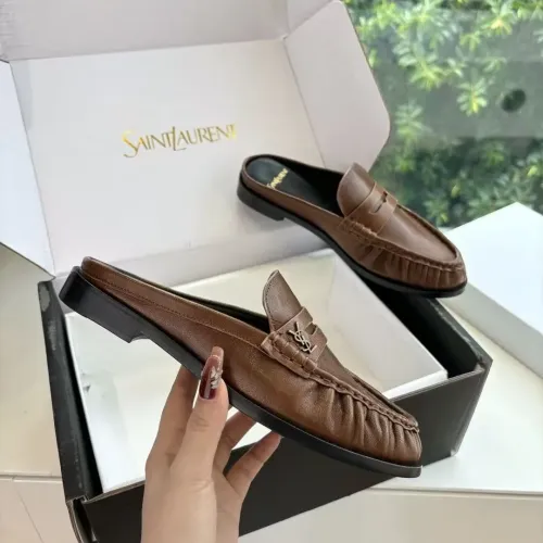 Cheap Yves Saint Laurent YSL Slippers For Women #1422917 Replica Wholesale [$125.00 USD] [ITEM#1422917] on Replica Yves Saint Laurent YSL Slippers