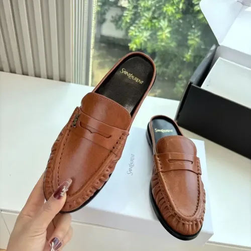 Cheap Yves Saint Laurent YSL Slippers For Women #1422918 Replica Wholesale [$125.00 USD] [ITEM#1422918] on Replica Yves Saint Laurent YSL Slippers