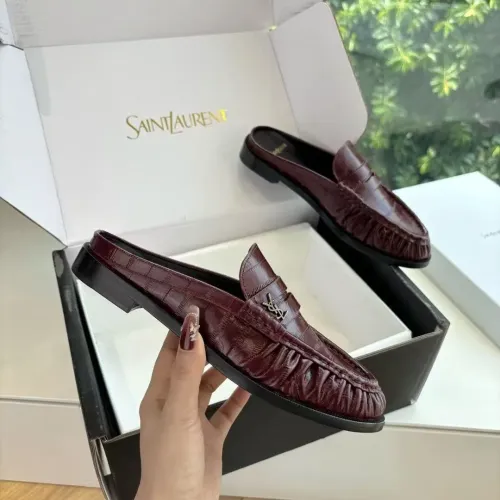 Cheap Yves Saint Laurent YSL Slippers For Women #1422921 Replica Wholesale [$125.00 USD] [ITEM#1422921] on Replica Yves Saint Laurent YSL Slippers