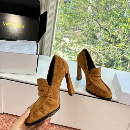 Cheap Yves Saint Laurent YSL High-Heeled Shoes For Women #1422926 Replica Wholesale [$130.00 USD] [ITEM#1422926] on Replica Yves Saint Laurent YSL High-Heeled Shoes
