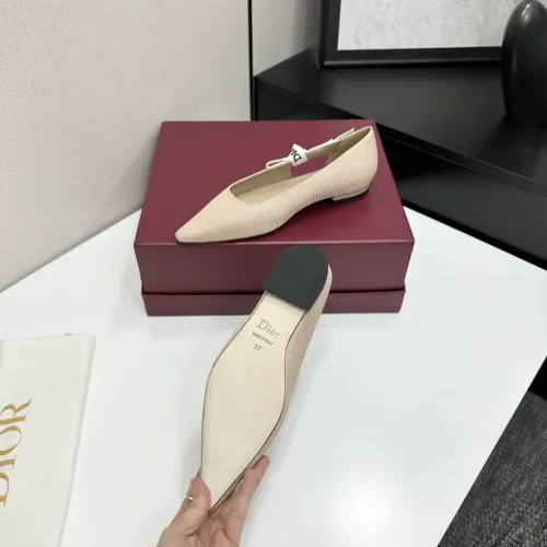 Cheap Christian Dior Flat Shoes For Women #1422971 Replica Wholesale [$98.00 USD] [ITEM#1422971] on Replica Christian Dior Flat Shoes