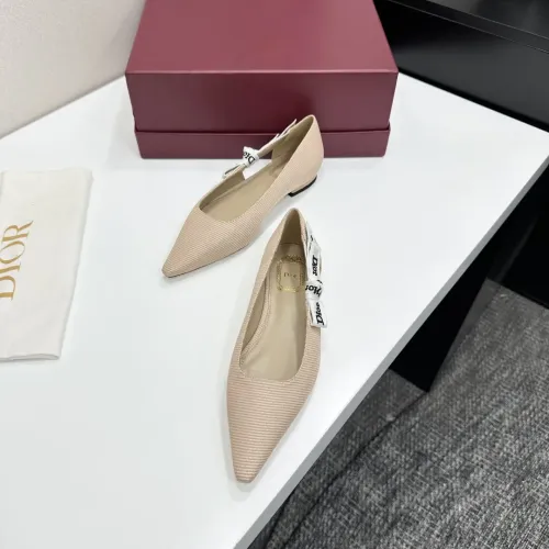Cheap Christian Dior Flat Shoes For Women #1422971 Replica Wholesale [$98.00 USD] [ITEM#1422971] on Replica Christian Dior Flat Shoes