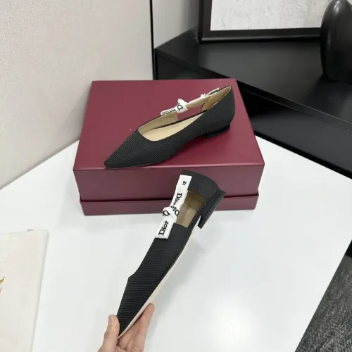 Cheap Christian Dior Flat Shoes For Women #1422972 Replica Wholesale [$98.00 USD] [ITEM#1422972] on Replica Christian Dior Flat Shoes