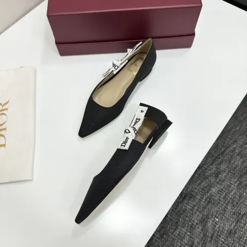 Cheap Christian Dior Flat Shoes For Women #1422972 Replica Wholesale [$98.00 USD] [ITEM#1422972] on Replica Christian Dior Flat Shoes