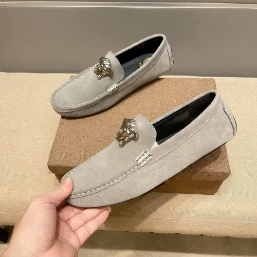 Cheap Versace Leather Shoes For Men #1423012 Replica Wholesale [$76.00 USD] [ITEM#1423012] on Replica Versace Leather Shoes