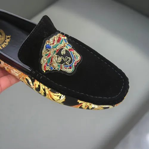 Cheap Versace Leather Shoes For Men #1423014 Replica Wholesale [$76.00 USD] [ITEM#1423014] on Replica Versace Leather Shoes