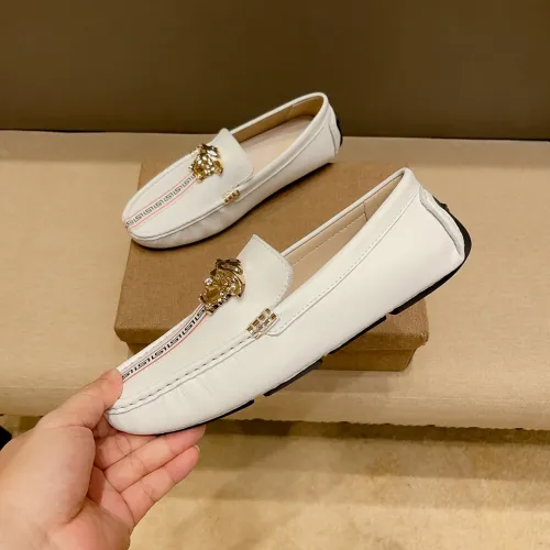 Cheap Versace Leather Shoes For Men #1423015 Replica Wholesale [$80.00 USD] [ITEM#1423015] on Replica Versace Leather Shoes