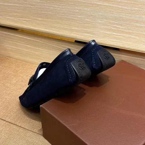 Cheap Versace Leather Shoes For Men #1423017 Replica Wholesale [$76.00 USD] [ITEM#1423017] on Replica Versace Leather Shoes