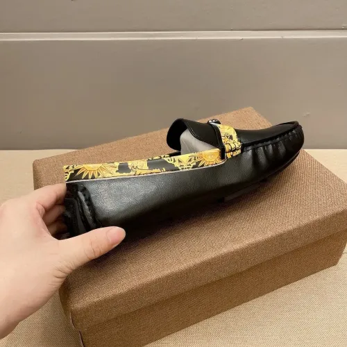 Cheap Versace Leather Shoes For Men #1423030 Replica Wholesale [$76.00 USD] [ITEM#1423030] on Replica Versace Leather Shoes