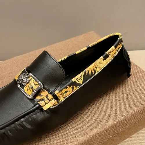 Cheap Versace Leather Shoes For Men #1423030 Replica Wholesale [$76.00 USD] [ITEM#1423030] on Replica Versace Leather Shoes