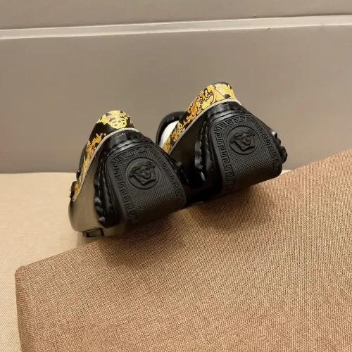 Cheap Versace Leather Shoes For Men #1423030 Replica Wholesale [$76.00 USD] [ITEM#1423030] on Replica Versace Leather Shoes