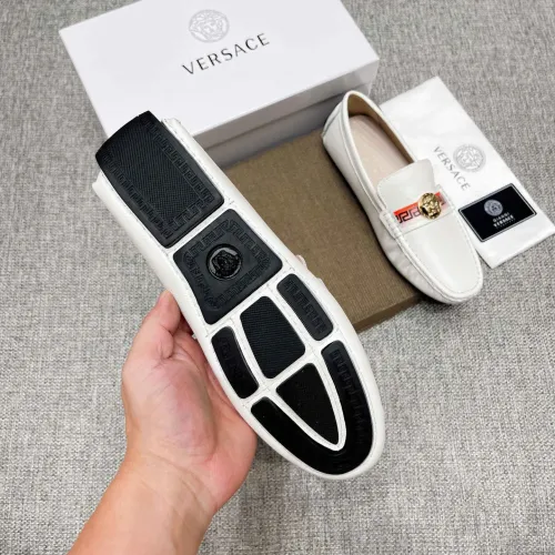Cheap Versace Leather Shoes For Men #1423059 Replica Wholesale [$80.00 USD] [ITEM#1423059] on Replica Versace Leather Shoes