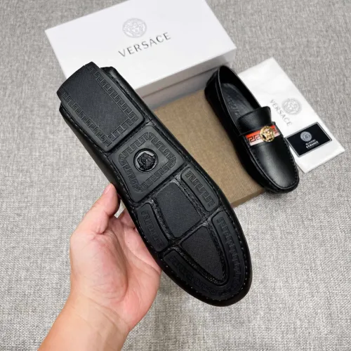 Cheap Versace Leather Shoes For Men #1423060 Replica Wholesale [$80.00 USD] [ITEM#1423060] on Replica Versace Leather Shoes