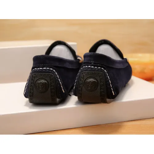 Cheap Versace Leather Shoes For Men #1423097 Replica Wholesale [$76.00 USD] [ITEM#1423097] on Replica Versace Leather Shoes