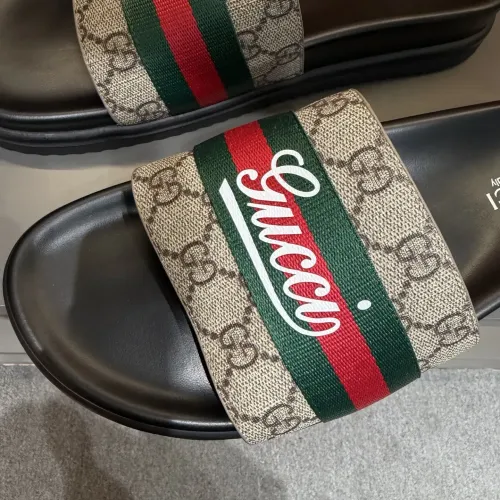 Cheap Gucci Slippers For Men #1423123 Replica Wholesale [$52.00 USD] [ITEM#1423123] on Replica Gucci Slippers