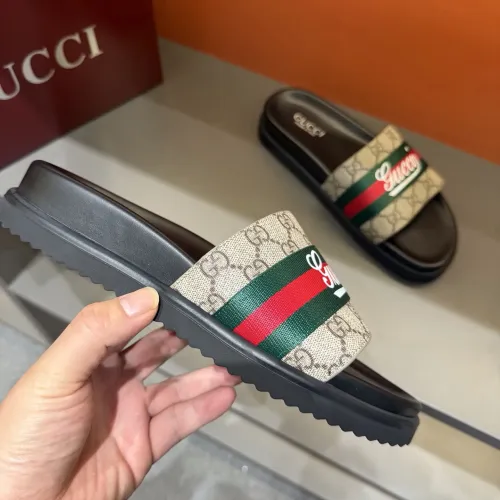 Cheap Gucci Slippers For Men #1423123 Replica Wholesale [$52.00 USD] [ITEM#1423123] on Replica Gucci Slippers