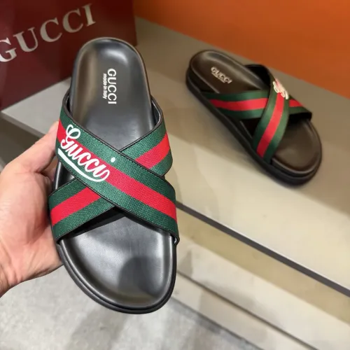 Cheap Gucci Slippers For Men #1423127 Replica Wholesale [$52.00 USD] [ITEM#1423127] on Replica Gucci Slippers