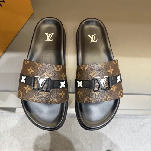 Cheap Louis Vuitton Slippers For Men #1423130 Replica Wholesale [$52.00 USD] [ITEM#1423130] on Replica Louis Vuitton Slippers