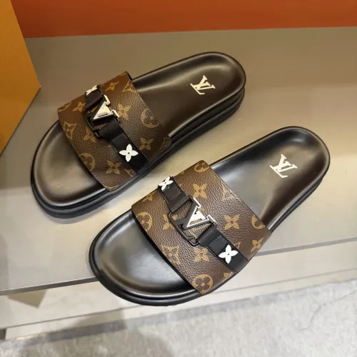 Cheap Louis Vuitton Slippers For Men #1423130 Replica Wholesale [$52.00 USD] [ITEM#1423130] on Replica Louis Vuitton Slippers