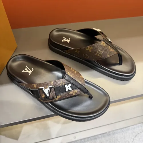 Cheap Louis Vuitton Slippers For Men #1423132 Replica Wholesale [$52.00 USD] [ITEM#1423132] on Replica Louis Vuitton Slippers