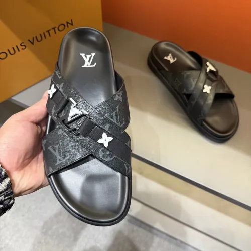Cheap Louis Vuitton Slippers For Men #1423135 Replica Wholesale [$52.00 USD] [ITEM#1423135] on Replica Louis Vuitton Slippers