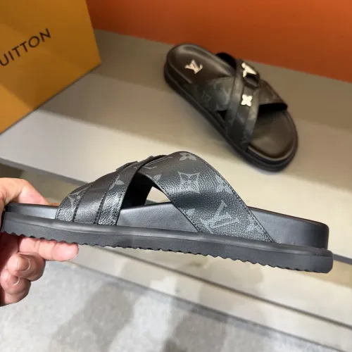 Cheap Louis Vuitton Slippers For Men #1423135 Replica Wholesale [$52.00 USD] [ITEM#1423135] on Replica Louis Vuitton Slippers