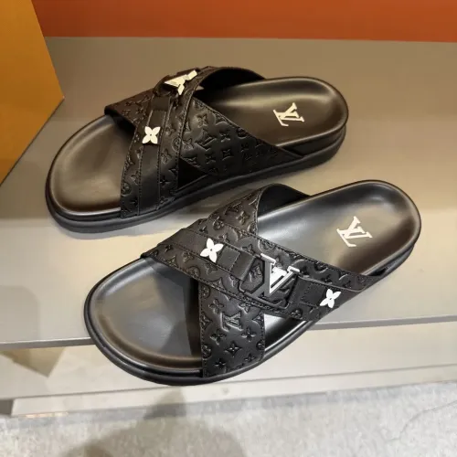 Cheap Louis Vuitton Slippers For Men #1423137 Replica Wholesale [$52.00 USD] [ITEM#1423137] on Replica Louis Vuitton Slippers