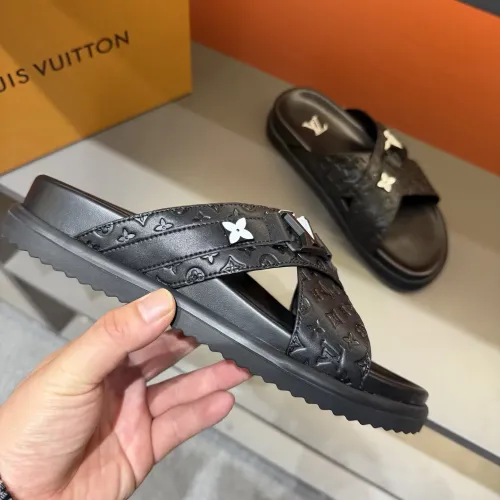 Cheap Louis Vuitton Slippers For Men #1423137 Replica Wholesale [$52.00 USD] [ITEM#1423137] on Replica Louis Vuitton Slippers