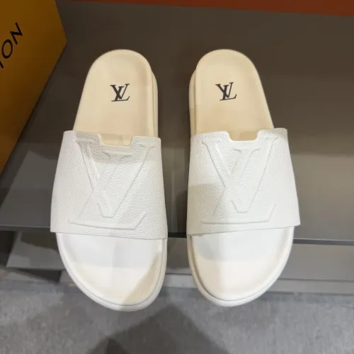 Cheap Louis Vuitton Slippers For Men #1423139 Replica Wholesale [$52.00 USD] [ITEM#1423139] on Replica Louis Vuitton Slippers