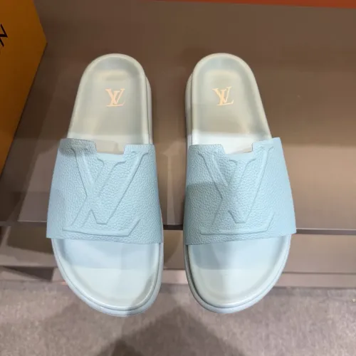 Cheap Louis Vuitton Slippers For Men #1423140 Replica Wholesale [$52.00 USD] [ITEM#1423140] on Replica Louis Vuitton Slippers
