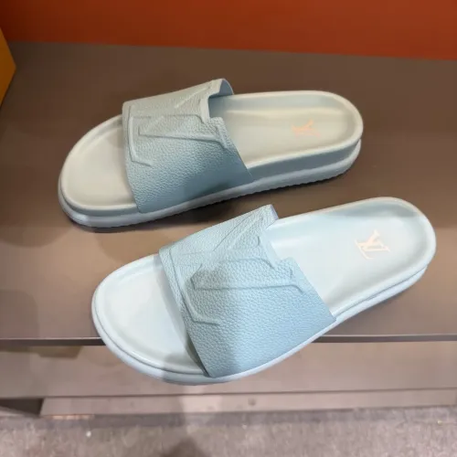 Cheap Louis Vuitton Slippers For Men #1423140 Replica Wholesale [$52.00 USD] [ITEM#1423140] on Replica Louis Vuitton Slippers