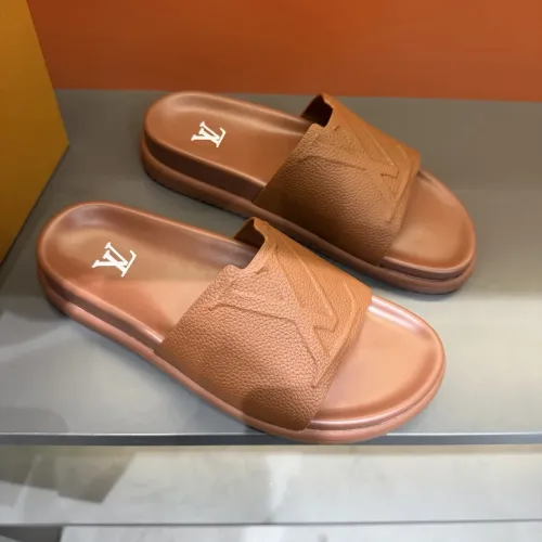 Cheap Louis Vuitton Slippers For Men #1423141 Replica Wholesale [$52.00 USD] [ITEM#1423141] on Replica Louis Vuitton Slippers