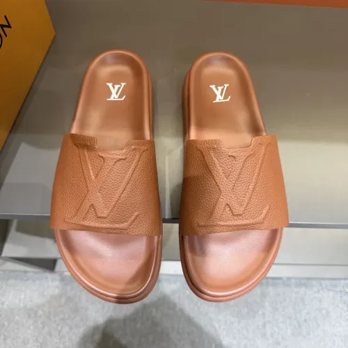 Cheap Louis Vuitton Slippers For Men #1423141 Replica Wholesale [$52.00 USD] [ITEM#1423141] on Replica Louis Vuitton Slippers
