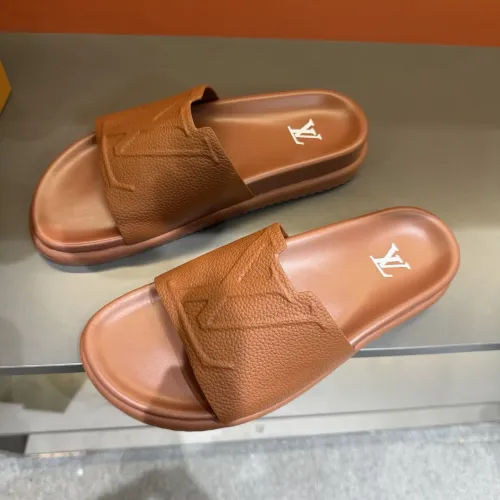 Cheap Louis Vuitton Slippers For Men #1423141 Replica Wholesale [$52.00 USD] [ITEM#1423141] on Replica Louis Vuitton Slippers