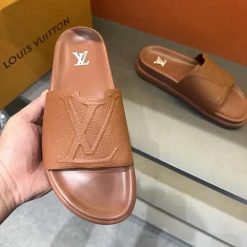 Cheap Louis Vuitton Slippers For Men #1423141 Replica Wholesale [$52.00 USD] [ITEM#1423141] on Replica Louis Vuitton Slippers