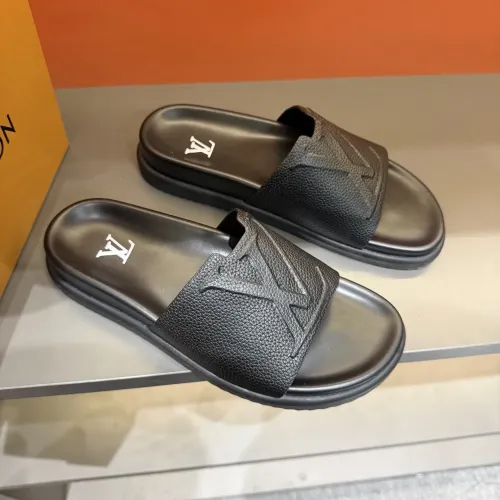 Cheap Louis Vuitton Slippers For Men #1423143 Replica Wholesale [$52.00 USD] [ITEM#1423143] on Replica Louis Vuitton Slippers